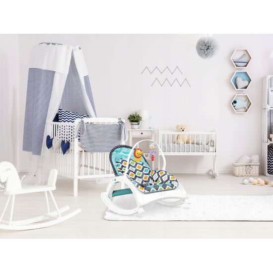 Ecotoys kojenecké lehátko 3v1 s vibracemi a hudbou Animal 8