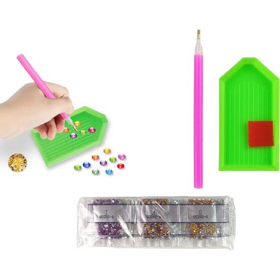 Diamantové vylepovací samolepky s flitry