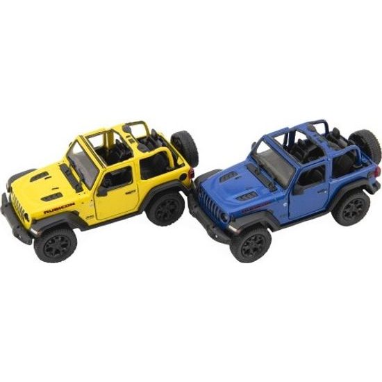 Auto Kinsmart Jeep Wrangler 2018 otevřená střecha - mix 4 barvy