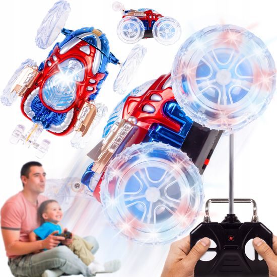 Kaskadérské autíčko na dálkové ovládání Stunt Car