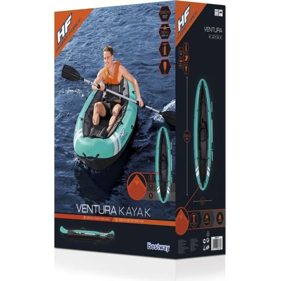 Nafukovací kajak 280 x 86 x 40 cm, Bestway, modrá