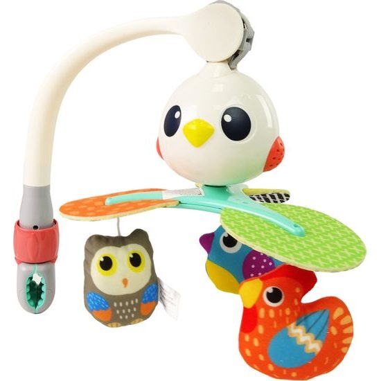 Dětský kolotoč nad postýlku s melodií Colorful Birds
