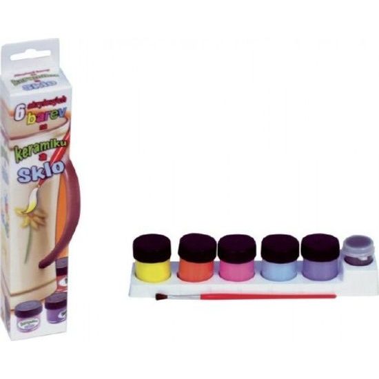 Akrylové barvy 6ks