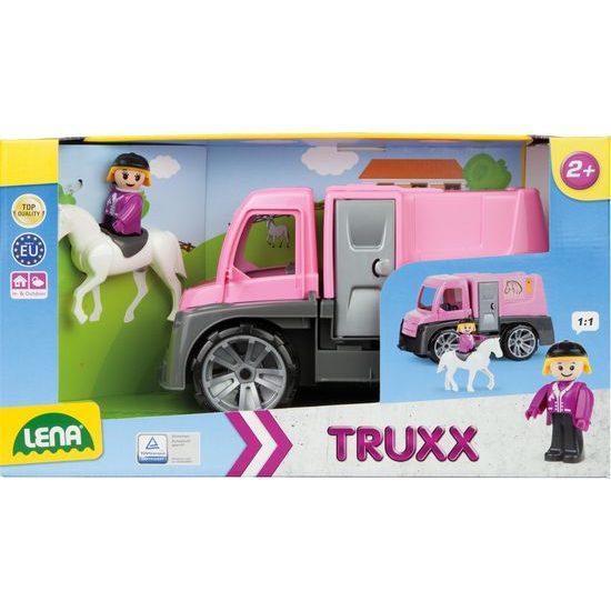 Auto Truxx přeprava koní s figurkami