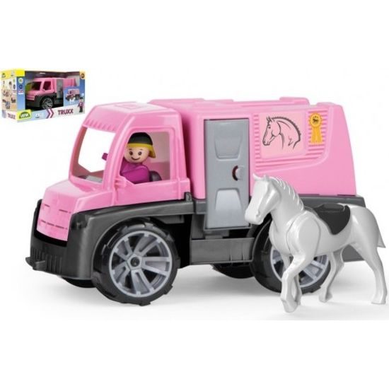 Auto Truxx přeprava koní s figurkami