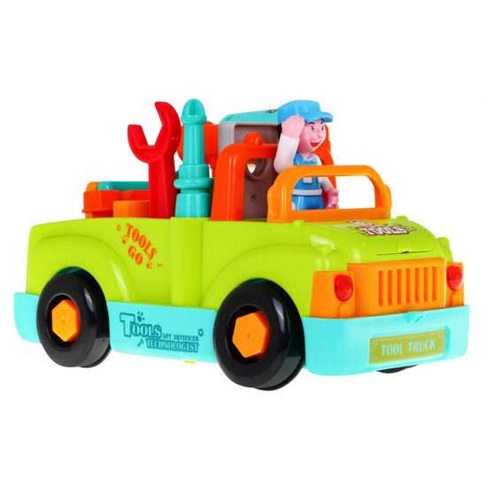 Huile Toys multifunkční autíčko se světlem a zvukem Tool Truck