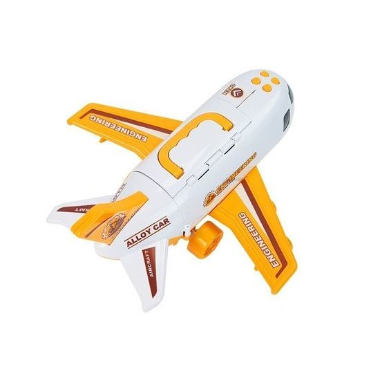 Interaktivní letadlo se stavebními stroji, světly a zvuky Engineering Airplane