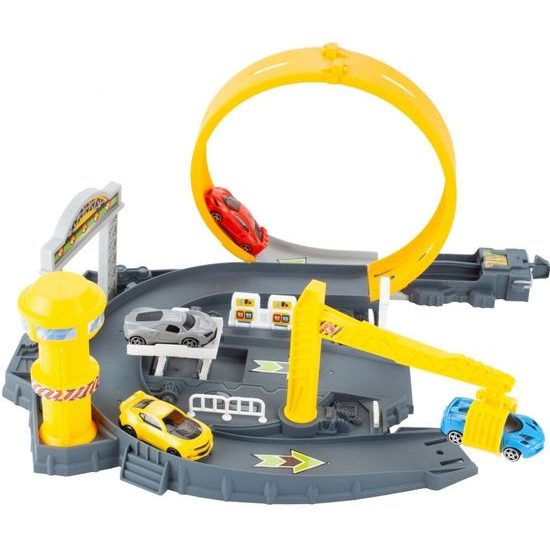 Odpalovač autíček se 4 autíčky Parking Track