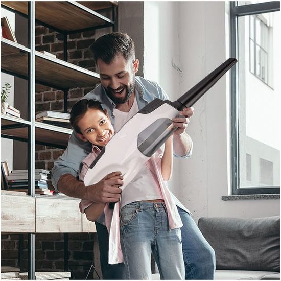 Dětský tyčový vysavač na baterie 2v1 Wet Dry