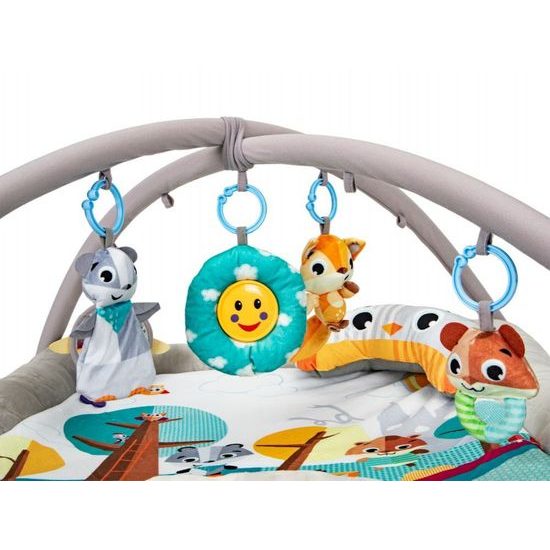 Ecotoys vzdělávací hrací deka se zvířátky Deluxe Gym