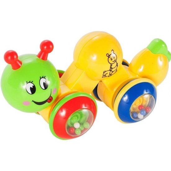 Vzdělávací housenka pro děti - chrastítko