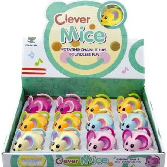 Myš na klíček - mix 4 barvy