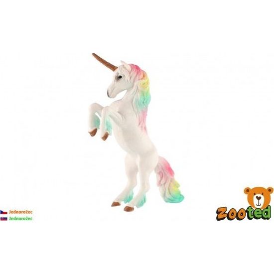 Jednorožec bílý s duhovou hřívou zooted