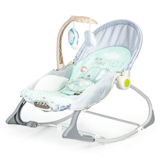 Ecotoys kojenecké lehátko 3v1 s vibracemi a hudbou Elephant