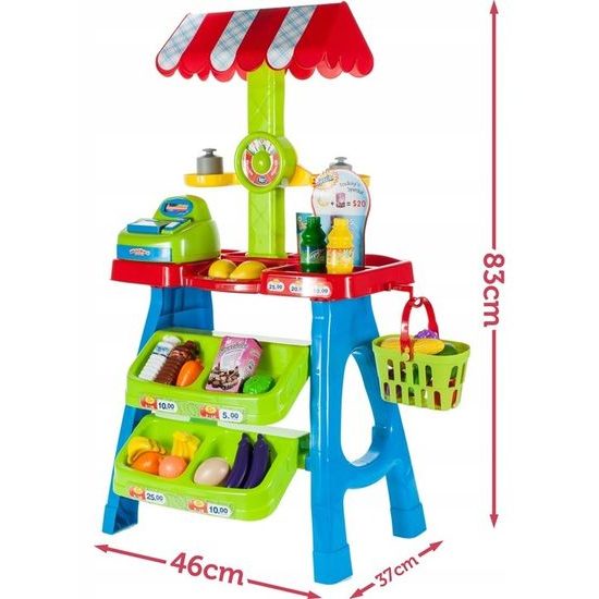 Dětský prodejní stánek s příslušenstvím 30 součástí Market Stall