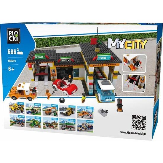 Blocki autoservis 686 dílků