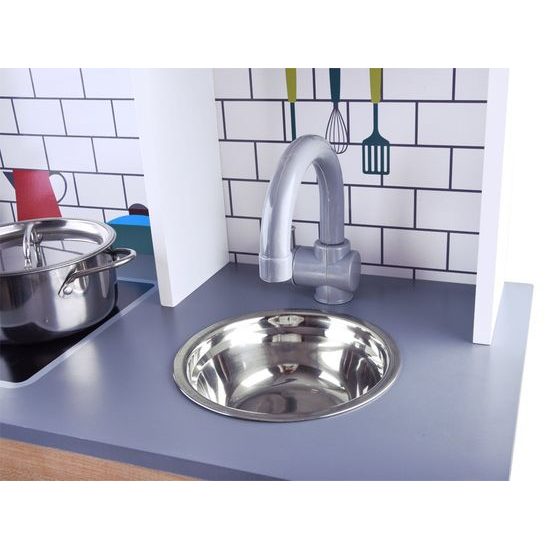 Dětská dřevěná kuchyňka s příslušenstvím Red Kitchen