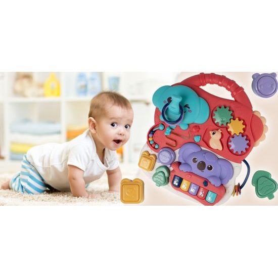 Edukační stoleček s piankem a zvuky 2v1 Koala