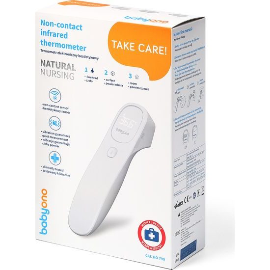 Bezkontaktní teploměr Baby Ono bílý CAT.NO 790