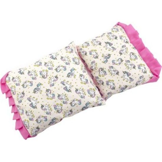 Peřinka + polštář + podložka pro panenky do postýlky/kočárku - mix barev