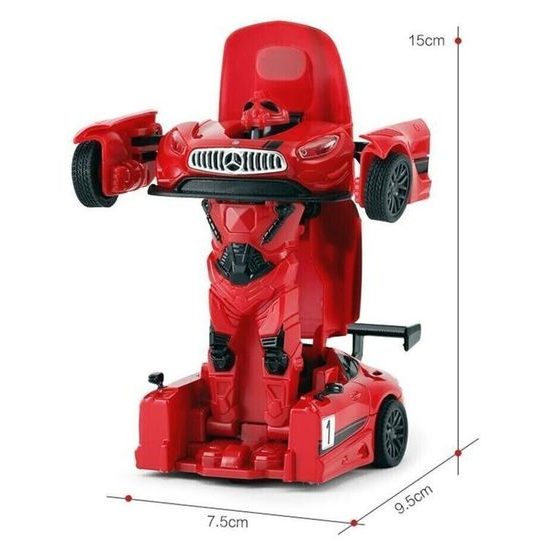 Rastar robot transformer 2v1 Mercedes GT3 AMG v měřítku 1:32