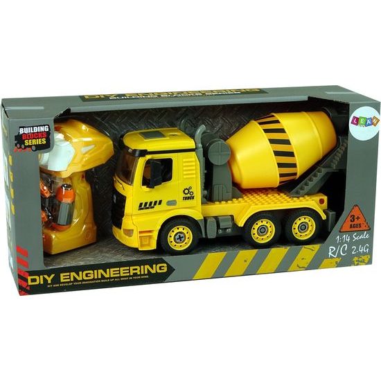 Šroubovací auto míchačka na dálkové ovládání 1:14 Cement Mixer