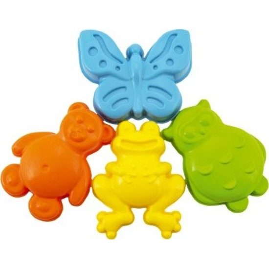 Formičky - Bábovky na písek - zvířátka 4 ks