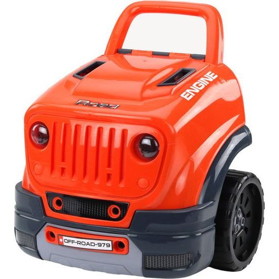 Dětská sada pro automechanika- dílna oranžová