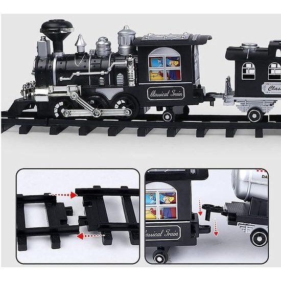 Vláčkodráha na baterie s kouřovými efekty a dálkovým ovládáním Classical Train