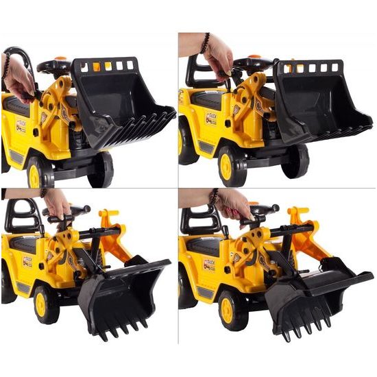 Dětské odrážedlo 2v1 Nakladač s nočníkem