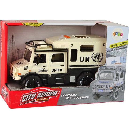 Terenní vůz Městská služba se světlem a zvukem