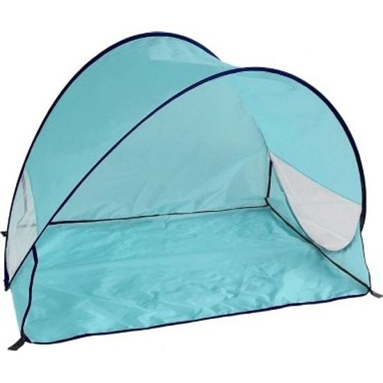 Stan plážový s UV filtrem - samorozkládací - obdelník modrý