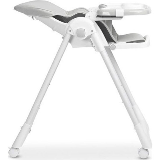 Dětská jídelní židlička Megalo light grey