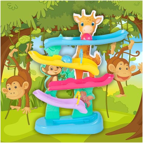 Dětská kuličková skluzavka na baterie Jungle