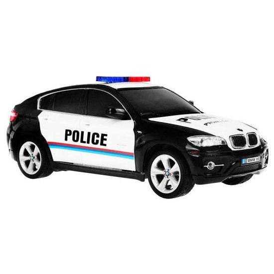 Policejní autíčko na dálkové ovládání BMW X6 1:24