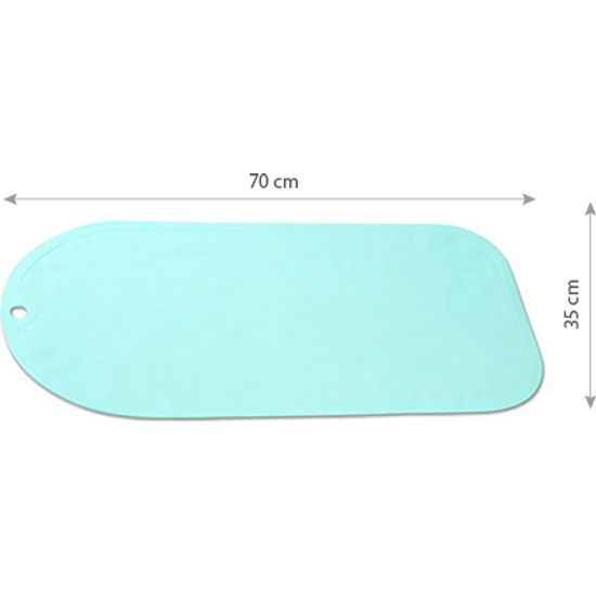 Protiskluzová podložka do vany 70x35 cm mátová