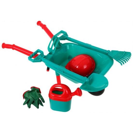 Majlo Toys sestava Malý zahradník s kolečky 18 součástí