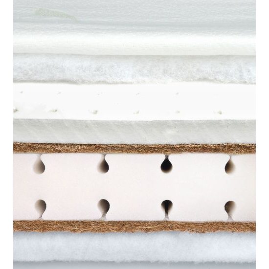 Matrace Sensillo latex-molitan-kokos 120x60cm-Aloe Vera