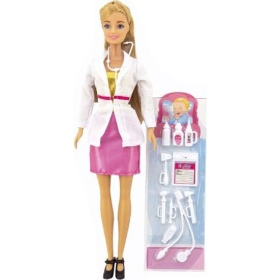 Panenka Anlily doktorka s doplňky - mix 2 barvy