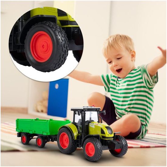 Dětský interaktivní traktor na setrvačník Farm Land