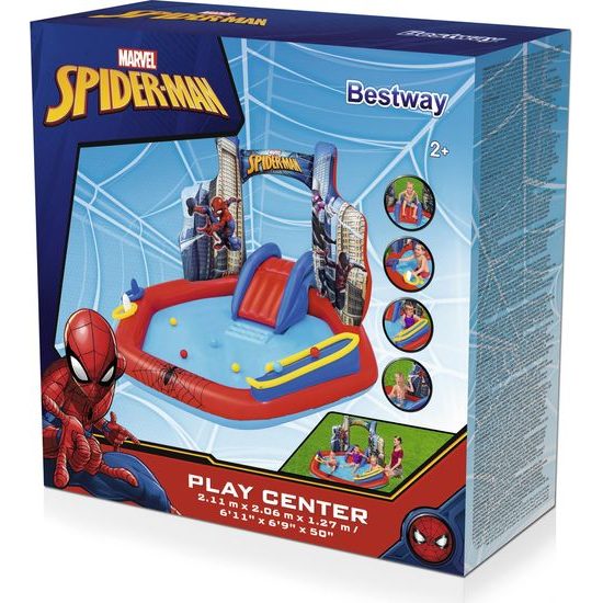 Nafukovací hřiště Spider Man 211 x 206 x 127 cm Bestway