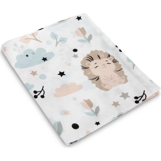 Povlečení na klínový polštářek ježek a zajíček 30x38 cm