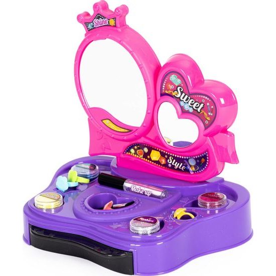 Mini dětská toaletka se zrcadlem Sweet Shine