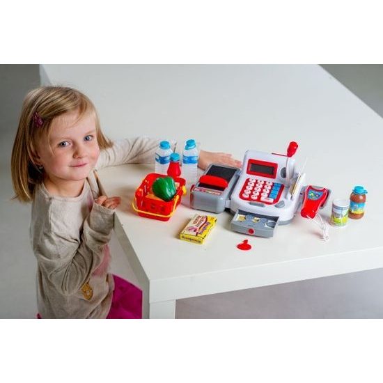 Pokladna digitální s doplňky na baterie