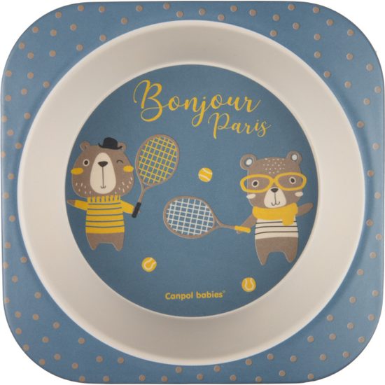 CANPOL babies Sada nádobí BONJOUR PARIS 5ks modrá