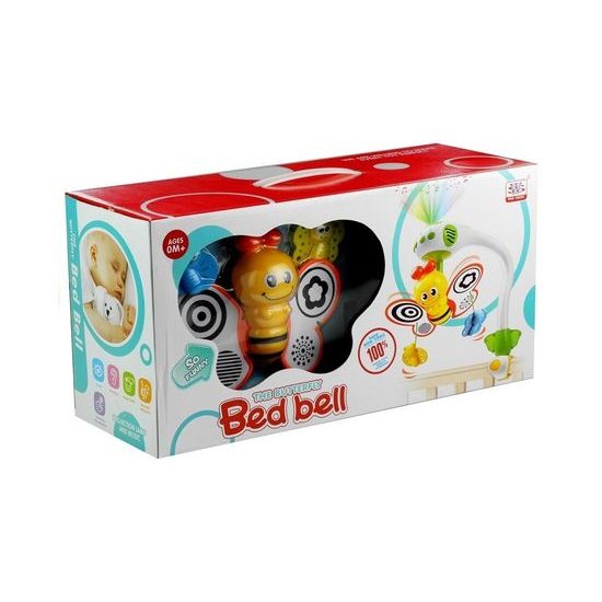 Majlo Toys kolotoč nad postýlku s projektorem Včelka