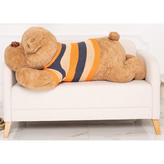 Plyšový pejsek Rek 150 cm - hnědý