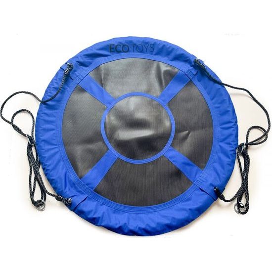 Ecotoys dětská houpačka Čapí hnízdo modrá