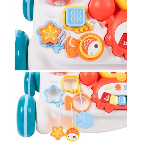 Haunger chodítko 2v1 s hracím stolečkem Active Table modré