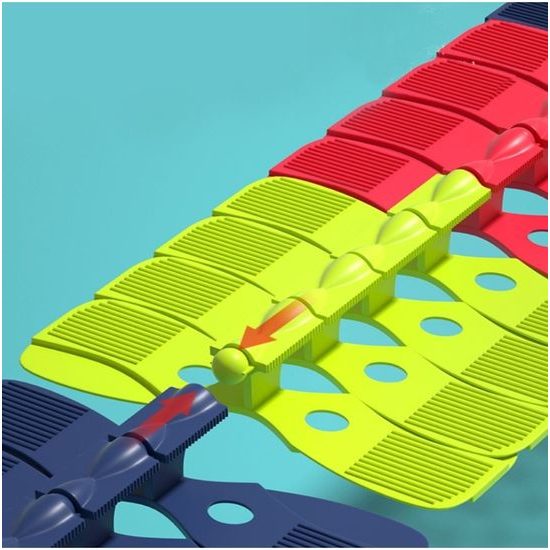 Elastická dráha s autíčkem na baterie 192 dílků Changeable Tracks